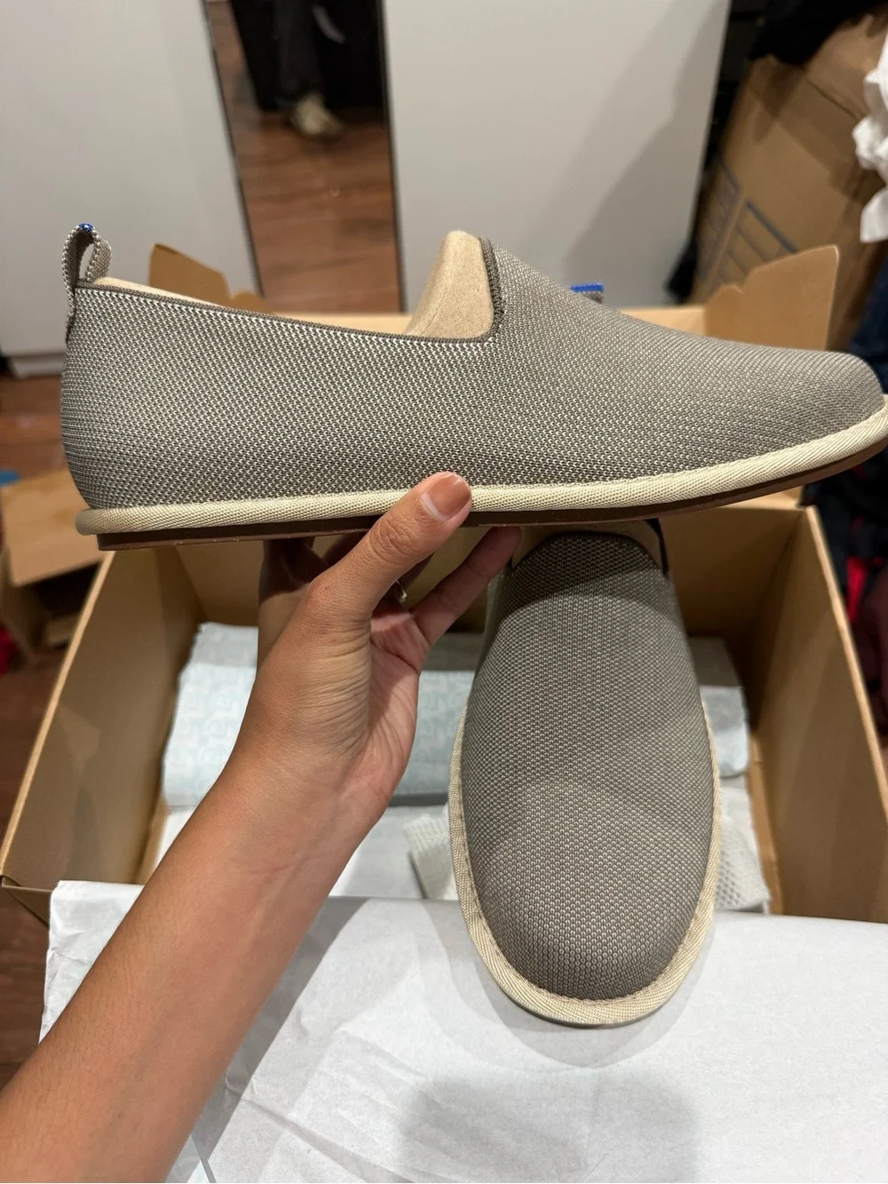 ROTHY'S Smoke Men's Cruiser Loafer - Size US 10.5 | New in Box
